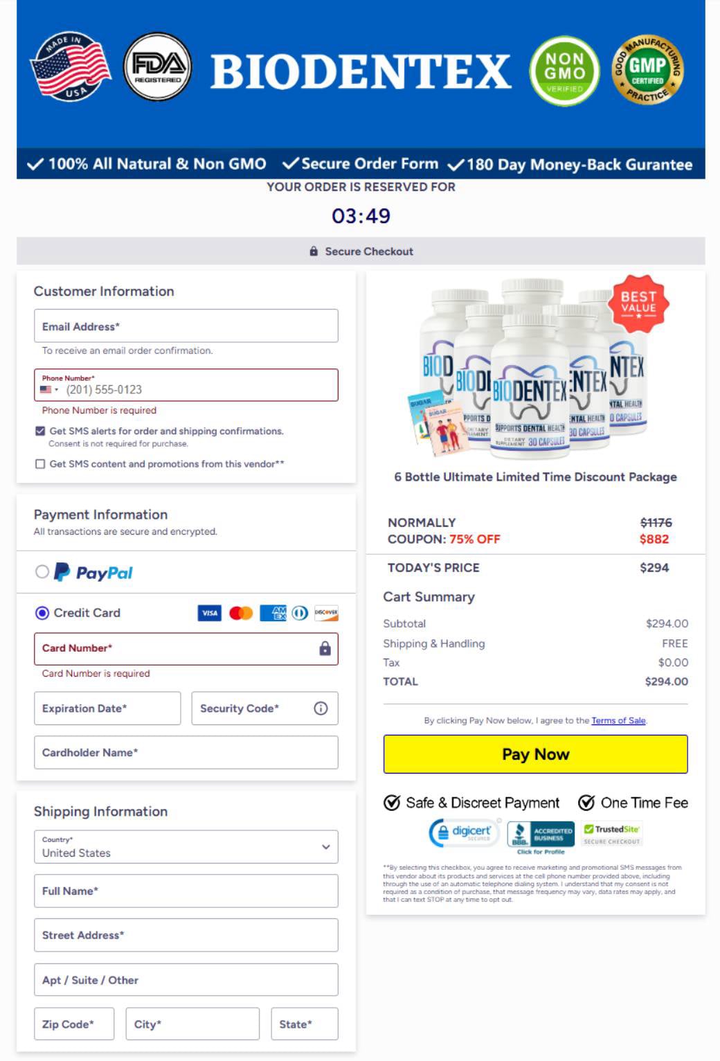 BioDentex Discounted Offer